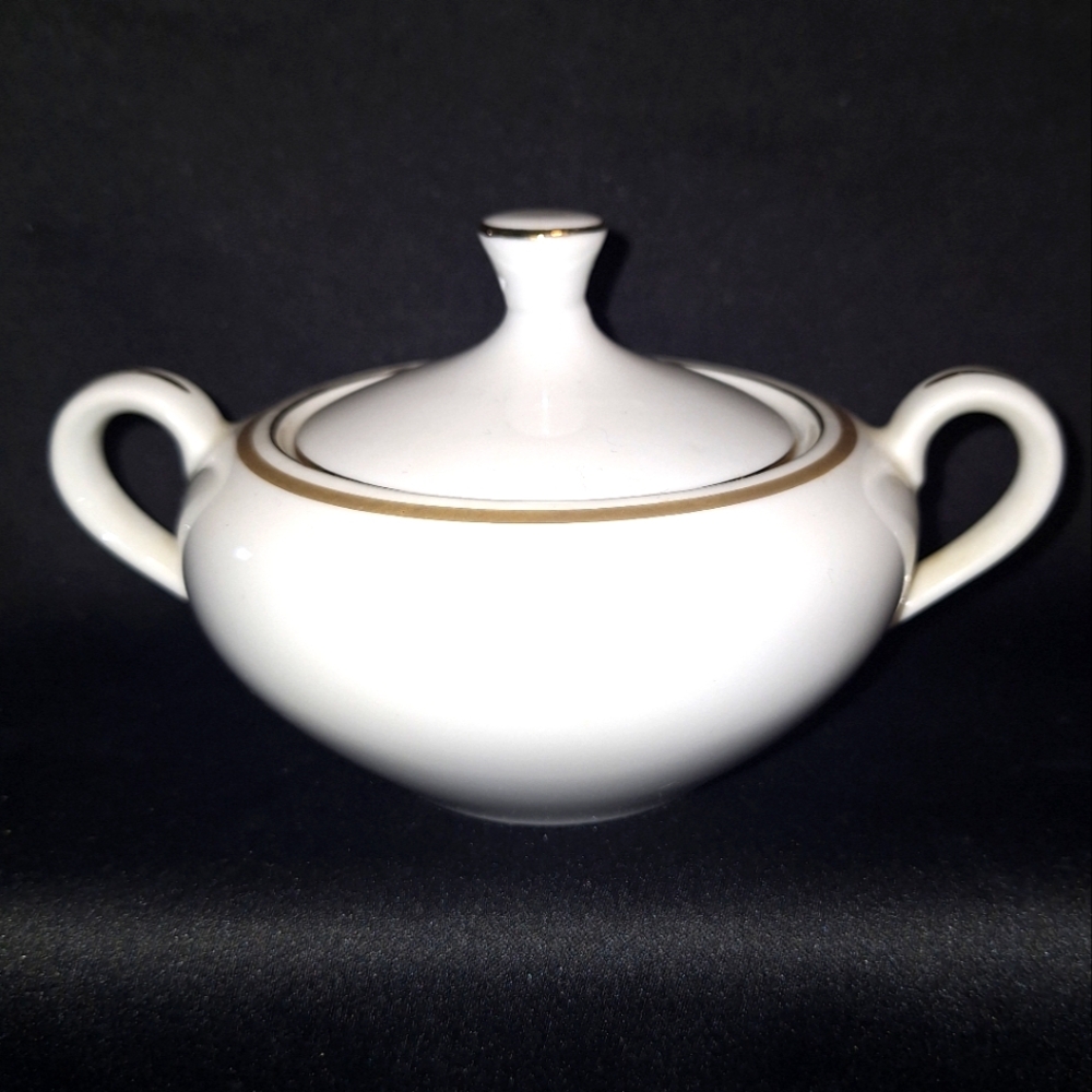 Discontinued Sugar Bowl~St. Regis~102~Fine China~Japan~Gold Trim